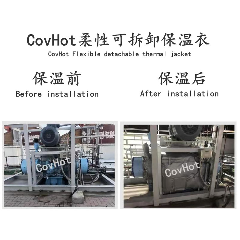 柔性可拆卸壓縮機保溫衣的優(yōu)點。